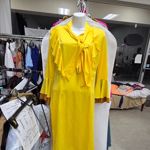 SUNSHINE YELLOW SUN DRESS - Picture 1 of 2